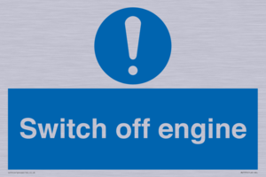 Switch off engine